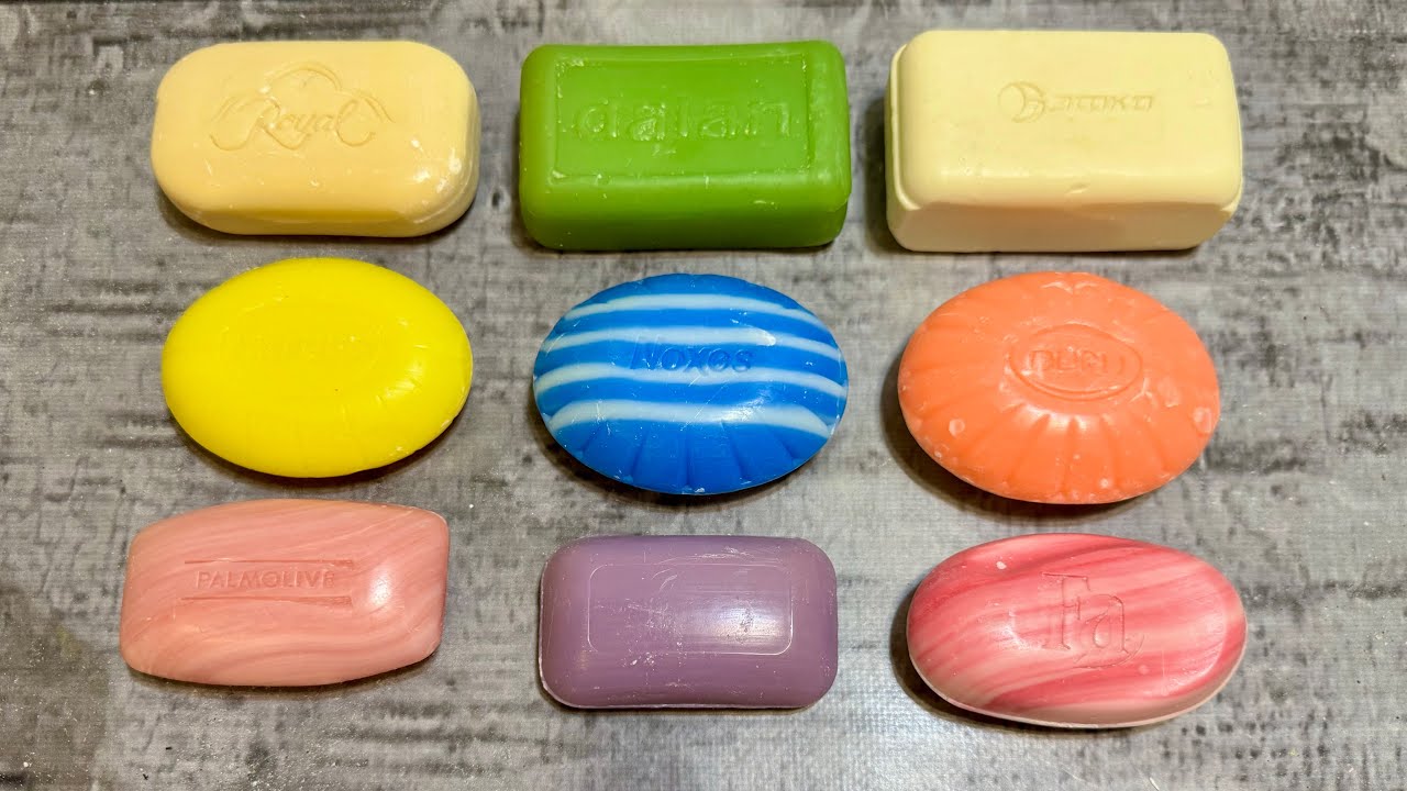 ASMR Soap/ cutting dry soap/ резка сухого мыла 