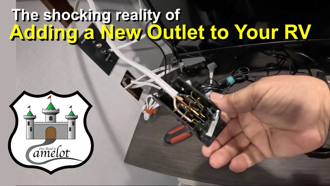 Adding an Electrical Outlet in our 5th Wheel Mid Bunk