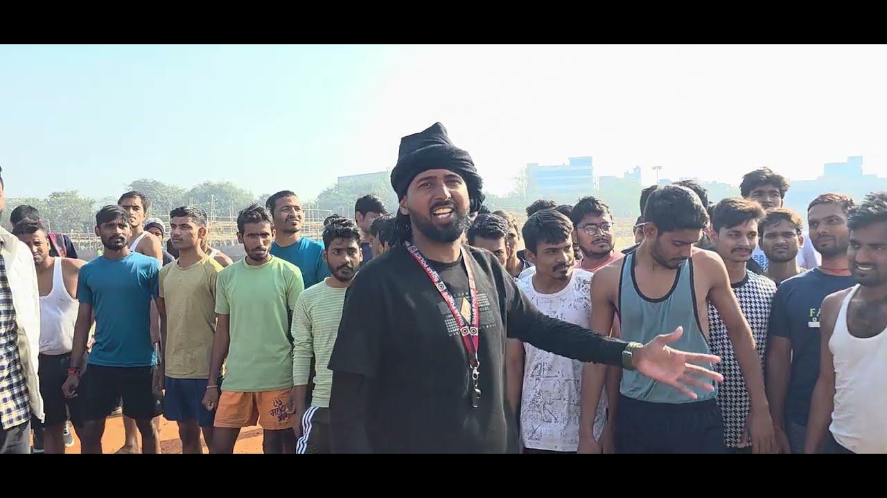 1600 m running time in bihar police 😯 ...#army #trial #running 