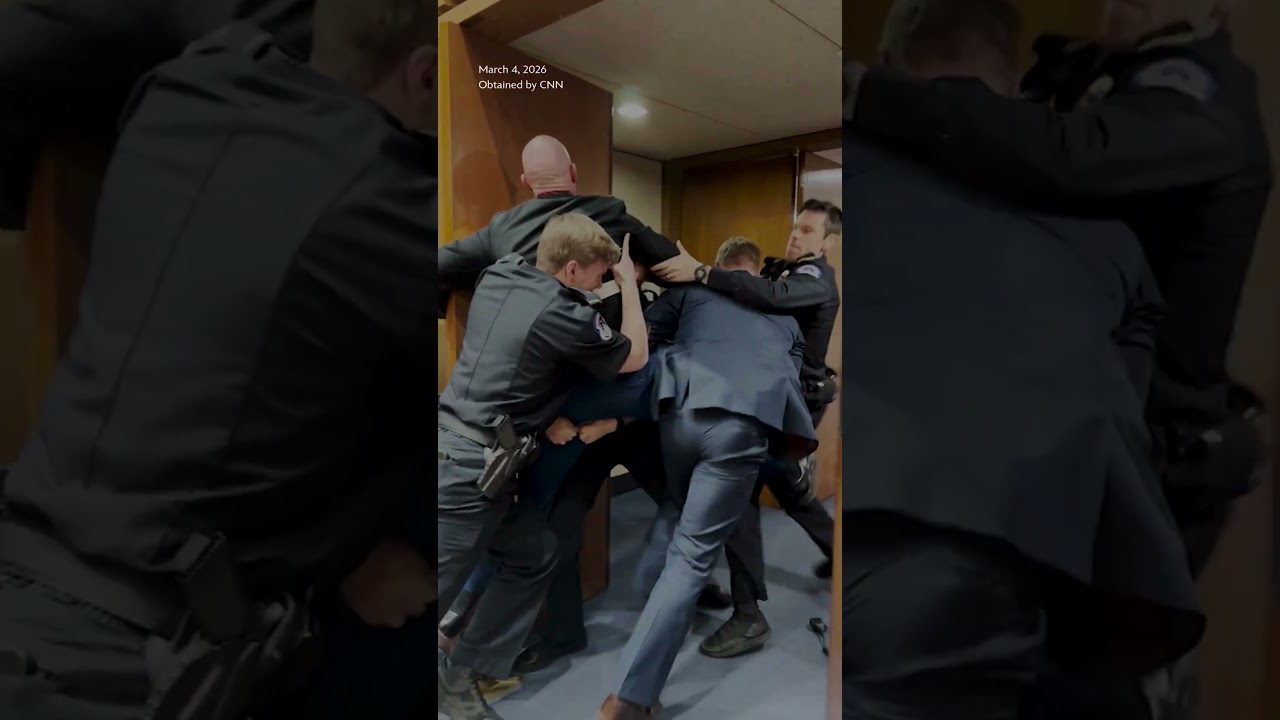 Marine veteran charged after protesting war in Iran at Senate hearing