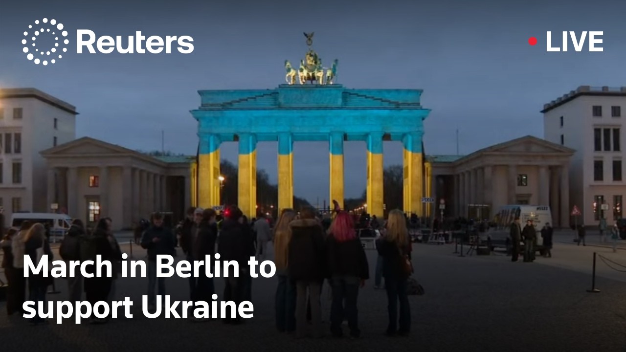 LIVE: March in Berlin to support Ukraine