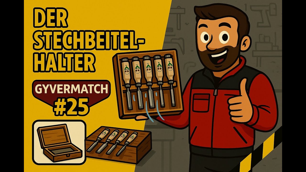 Gyvermatch: Der SCHWEBENDE Stechbeitelhalter! (Einzigartige L&ouml;sung)