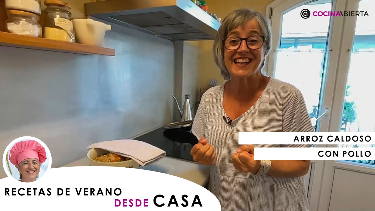 ARROZ caldoso con pollo y verduras 🍽️ Eva Arguiñano - Recetas de verano desde CASA ⛱️ Cocina Abierta