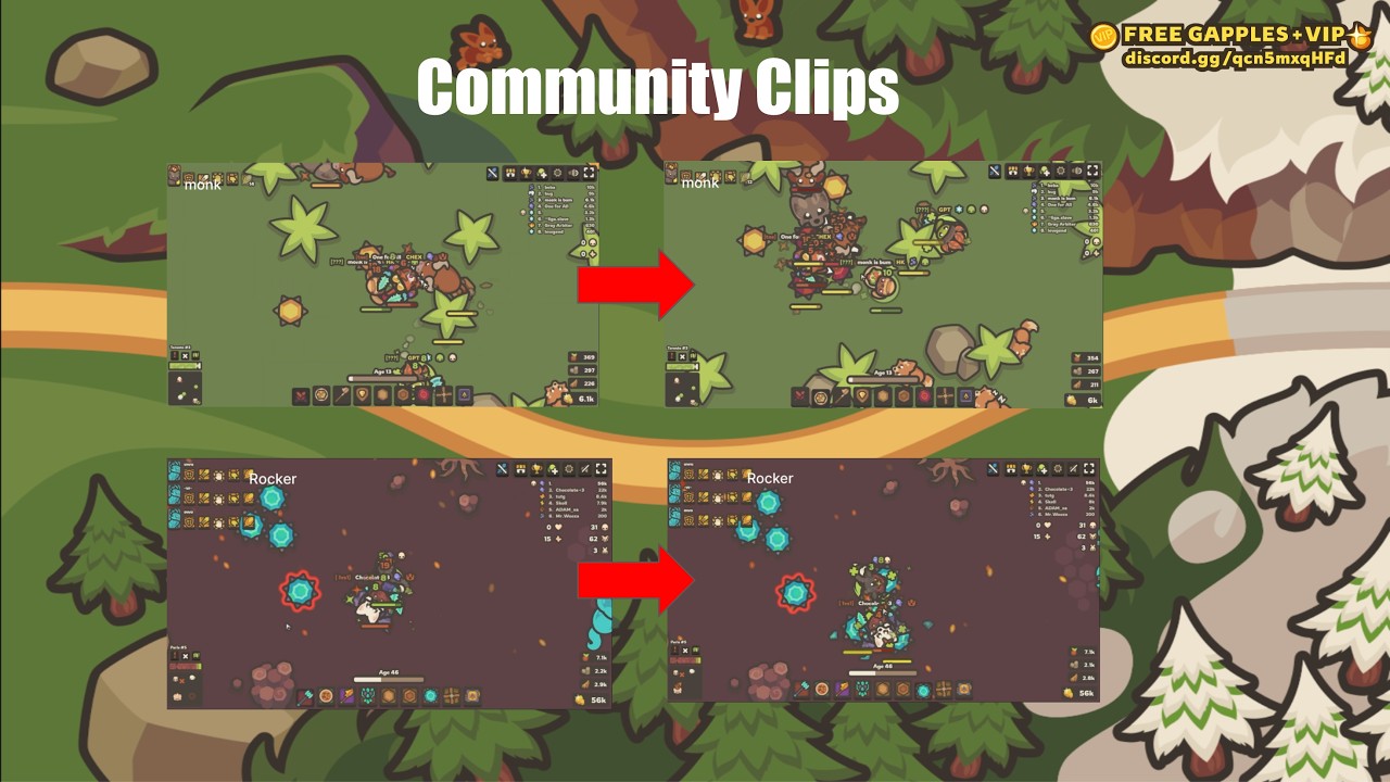 Taming.io: Community Clips