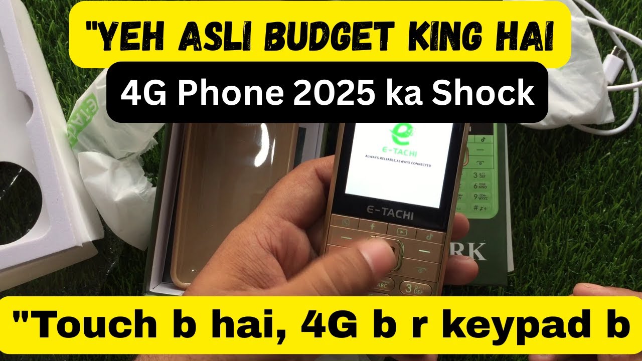 E Tachi 4G STAR Review | Sasta 4G Mobile with Touch Screen | latest feature 4G mobile in budget