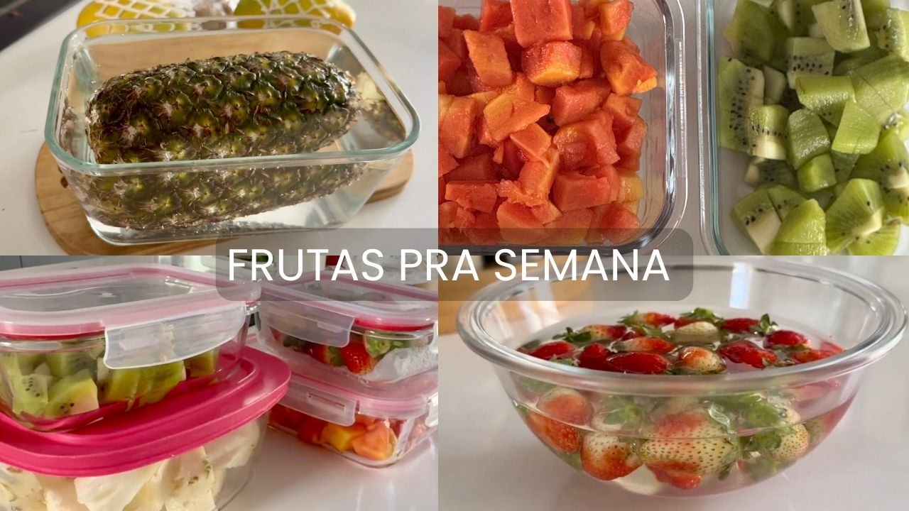 Organização de frutas para a semana: prático e sem desperdícios!
