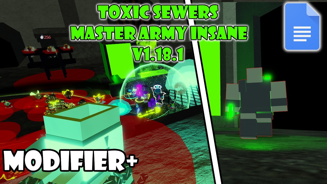 Master Army Toxic Sewers Insane (MATSI) | World Tower Defense V1.18.1