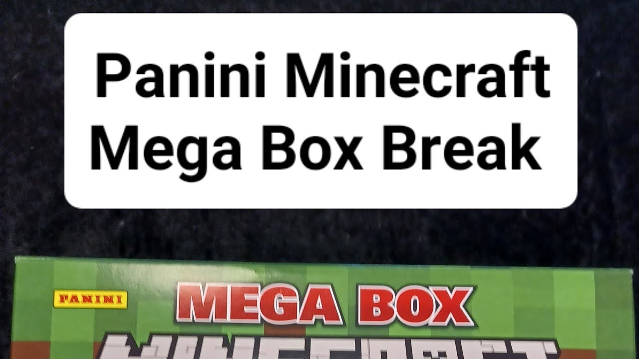 Panini Minecraft Mega Box Break