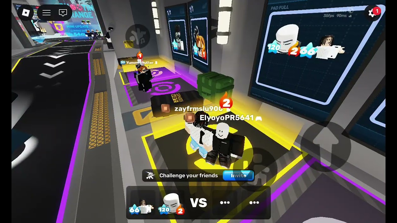 Playing rivals which is one of my favourite games!