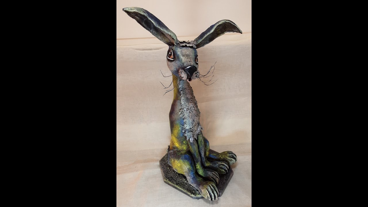 Powertex Stone Art Creatures created by Karen Hewitt of Inky Escpades