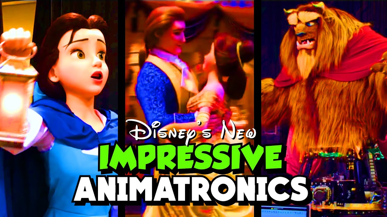 Impressive Beauty and the Beast Ride Animatronics