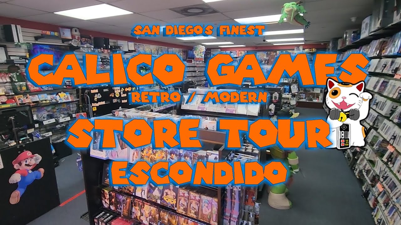 Retro Game Store Tour (Calico Games Escondido) 2024