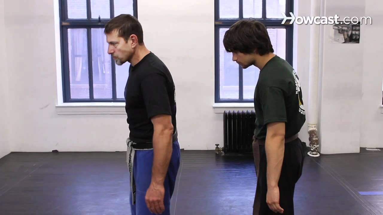 How to Escape a Rear Choke with a Push | Krav Maga