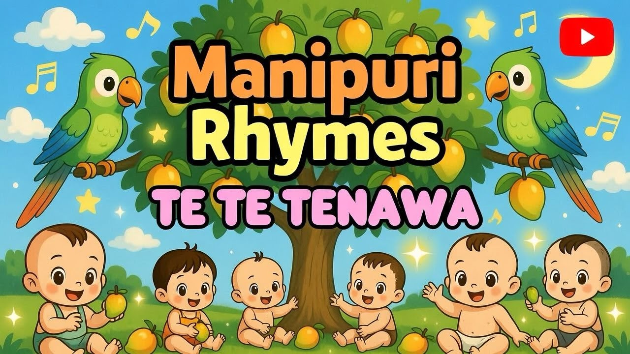 TeTe Tenawa | Manipuri Kids Rhyme | Melody Lullaby & Happy Folk Song | Heritage Rhymes for Children