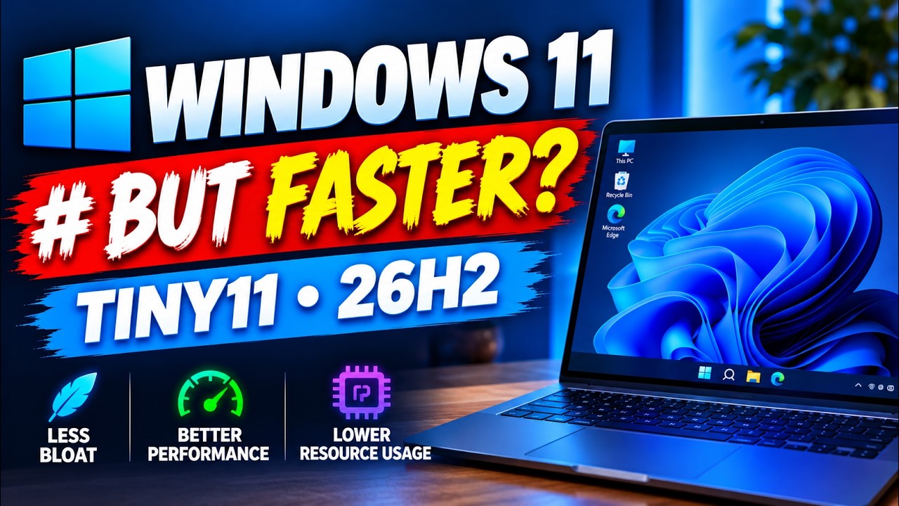 Tiny11 Windows 11 26H2 &ndash; The Fastest Windows Yet?