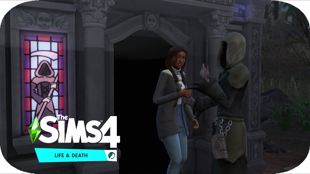 CRYPT WOOHOO WITH GRIM?!? 🪦 | The sims 4 | Life & Death [Giveaway Closed]