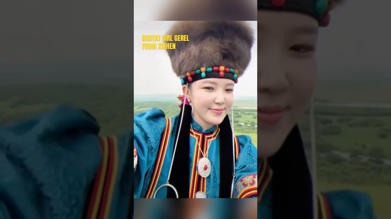Бурятская девушка Герел из Шымкент (Ксинхен). Buryat girl from Xinhen