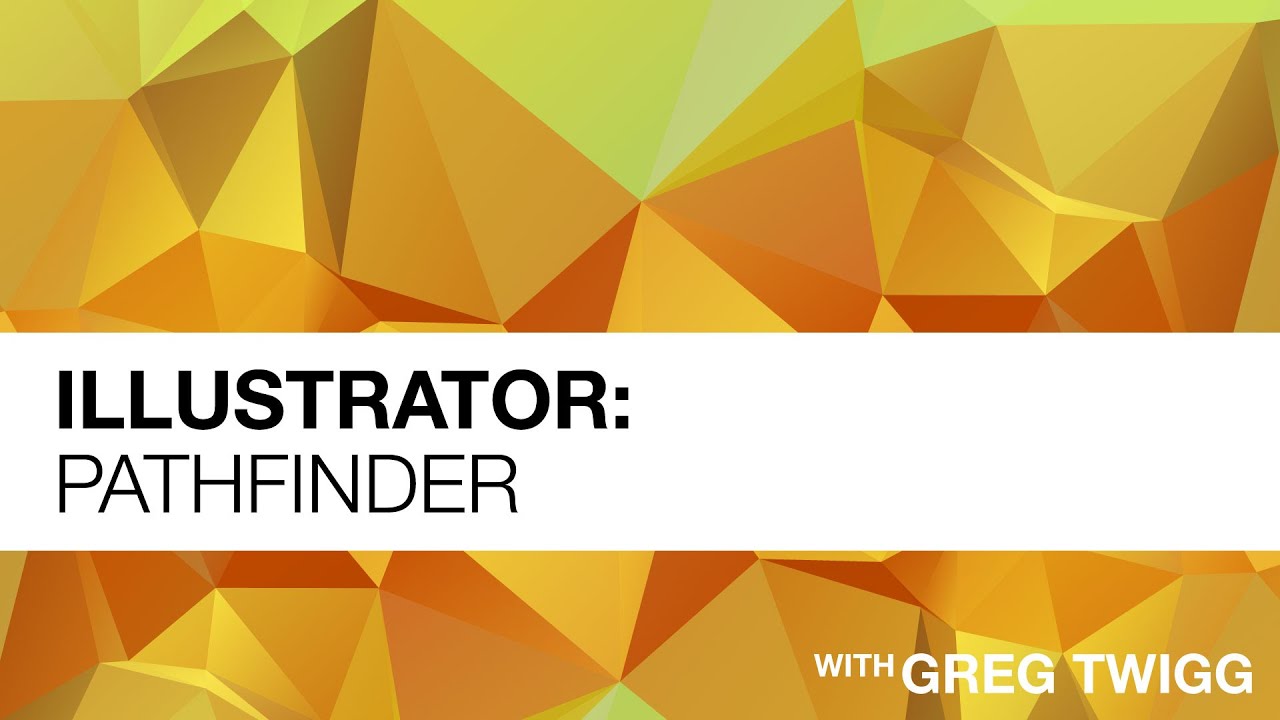 Illustrator Pathfinder Introduction