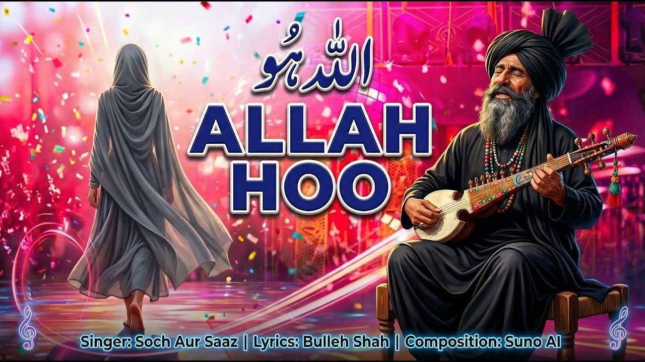 Best Sufi Kalam 2026 | Roohani Sukoon (Relaxing Music) | Allah Hoo - Sufi Fusion. #SaieenZahoor