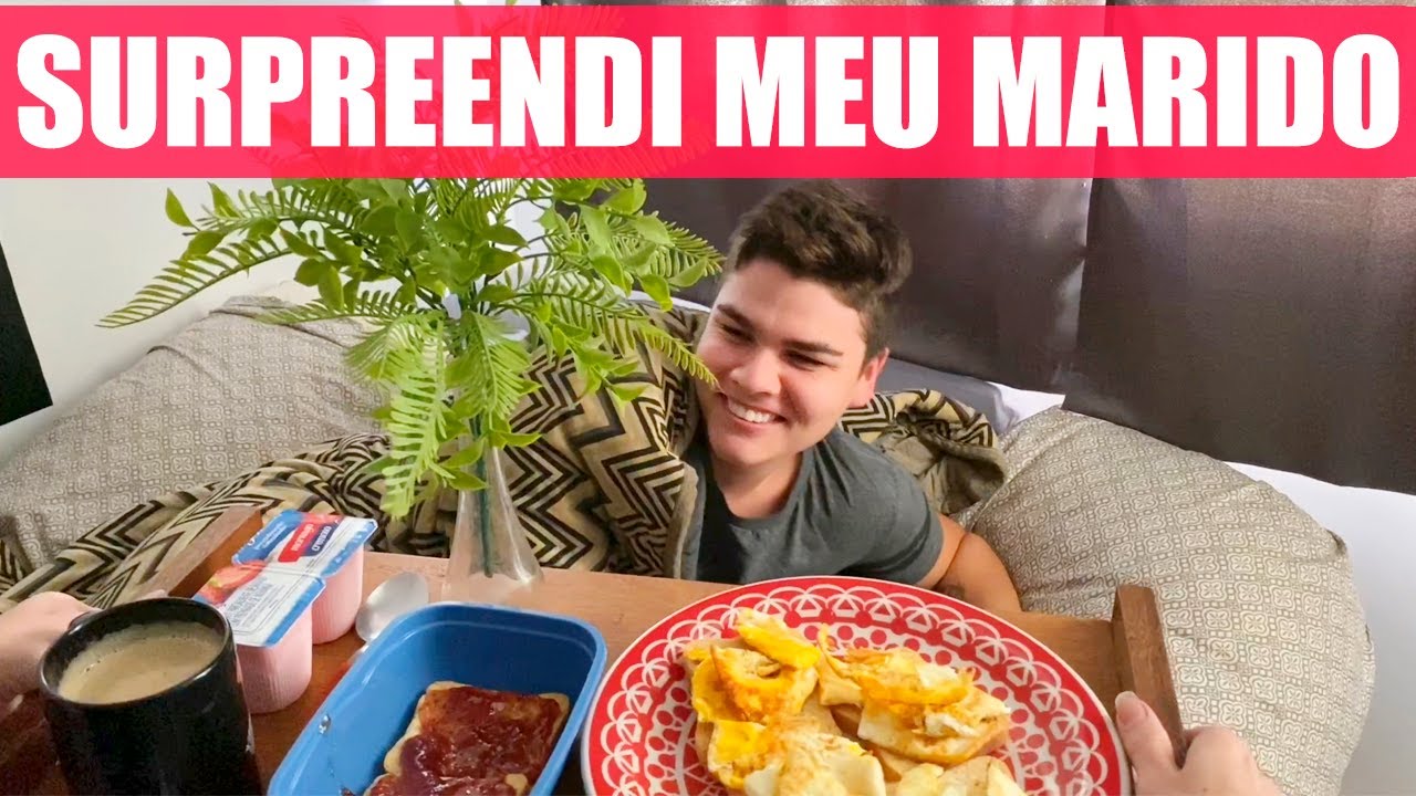 CAFÉ DA MANHÃ SURPRESA PARA O MARIDO
