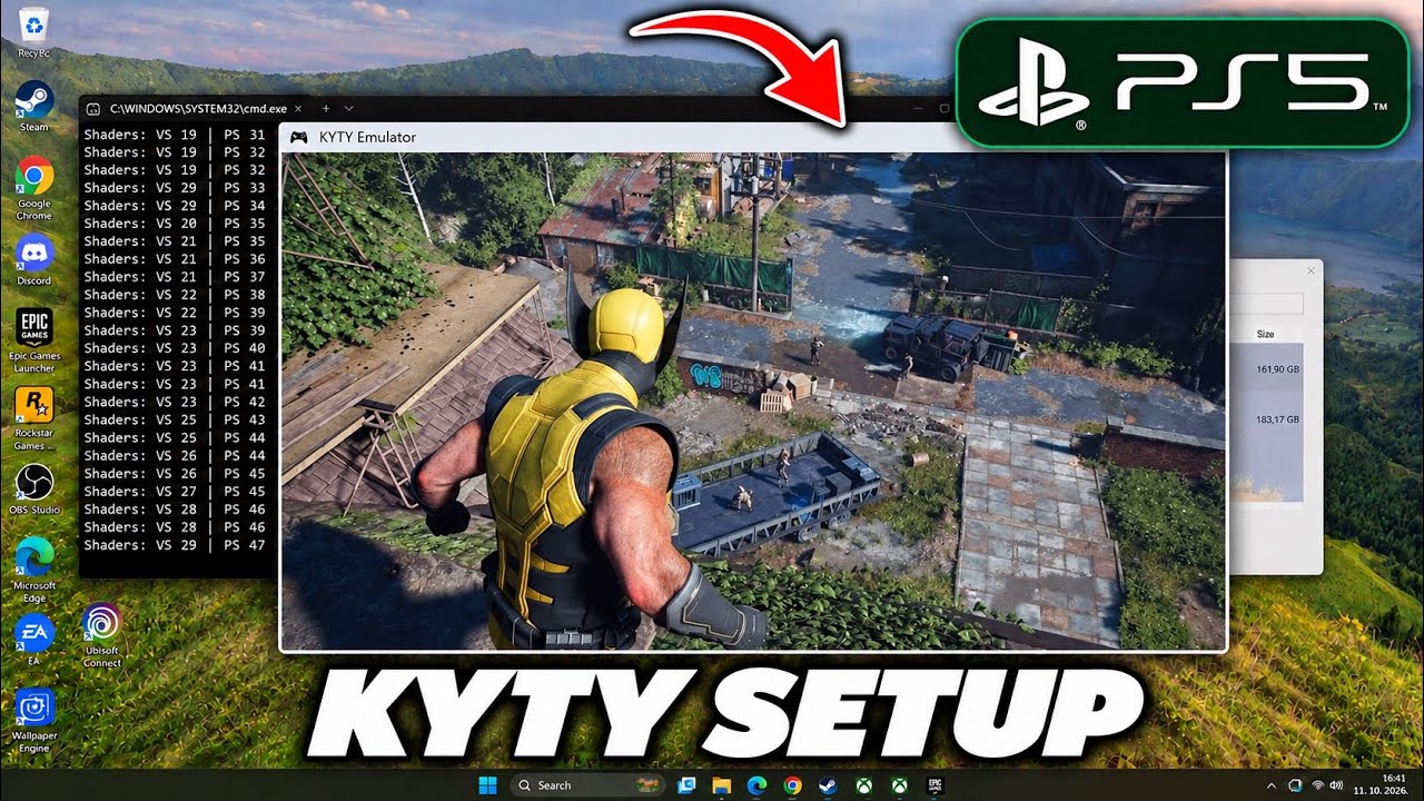 Как использовать эмулятор PS5 KYTY на ПК | Настройка эмуляции PS5 и тест игрового процесса