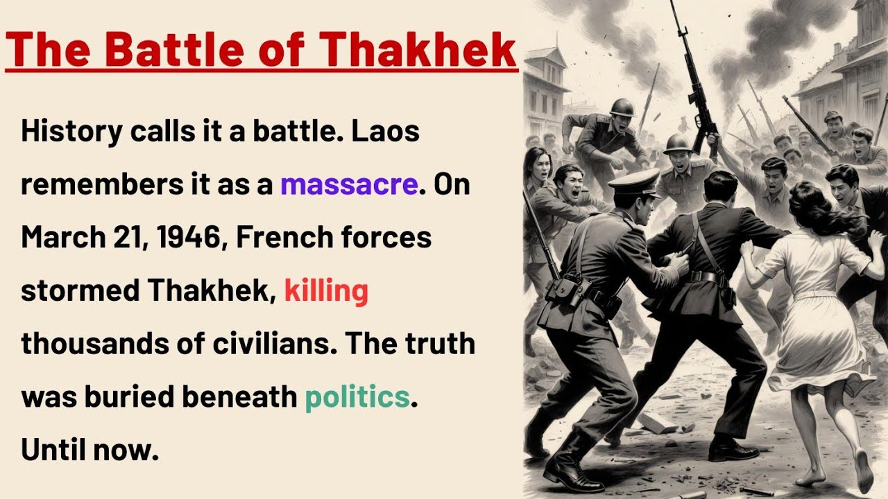 Learn English Through History 🌟 The Battle Of Thakhek ✅ History Avenue✳️