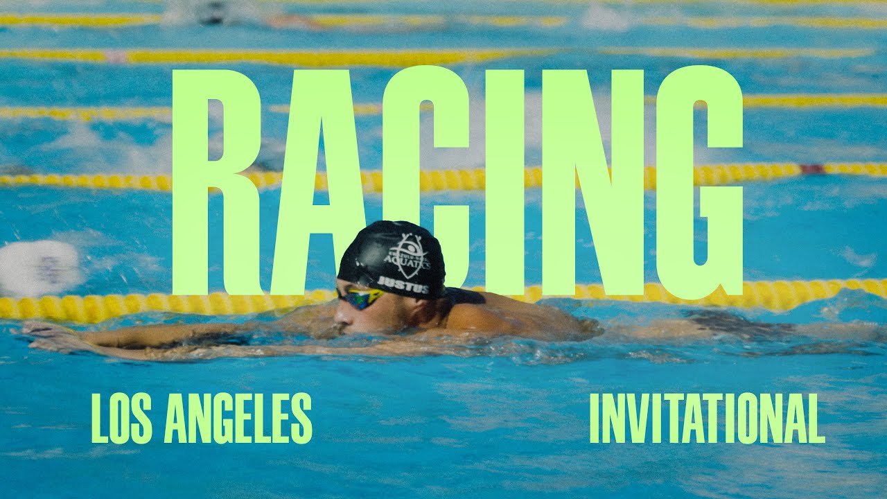 Winning The 50m Freestyle At The Los Angeles Invitational