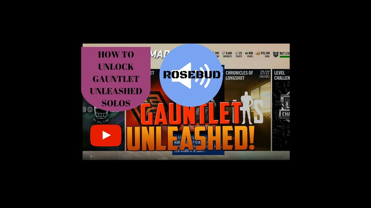How to unlock the Gauntlet Unleashed solo Madden 18- Gauntlet Unleashed