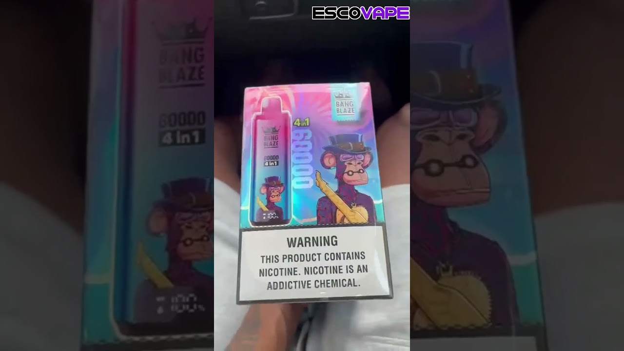 Bang Blaze 60,000 Puffs 4 in 1 Flavors  #vapedisposable #bang