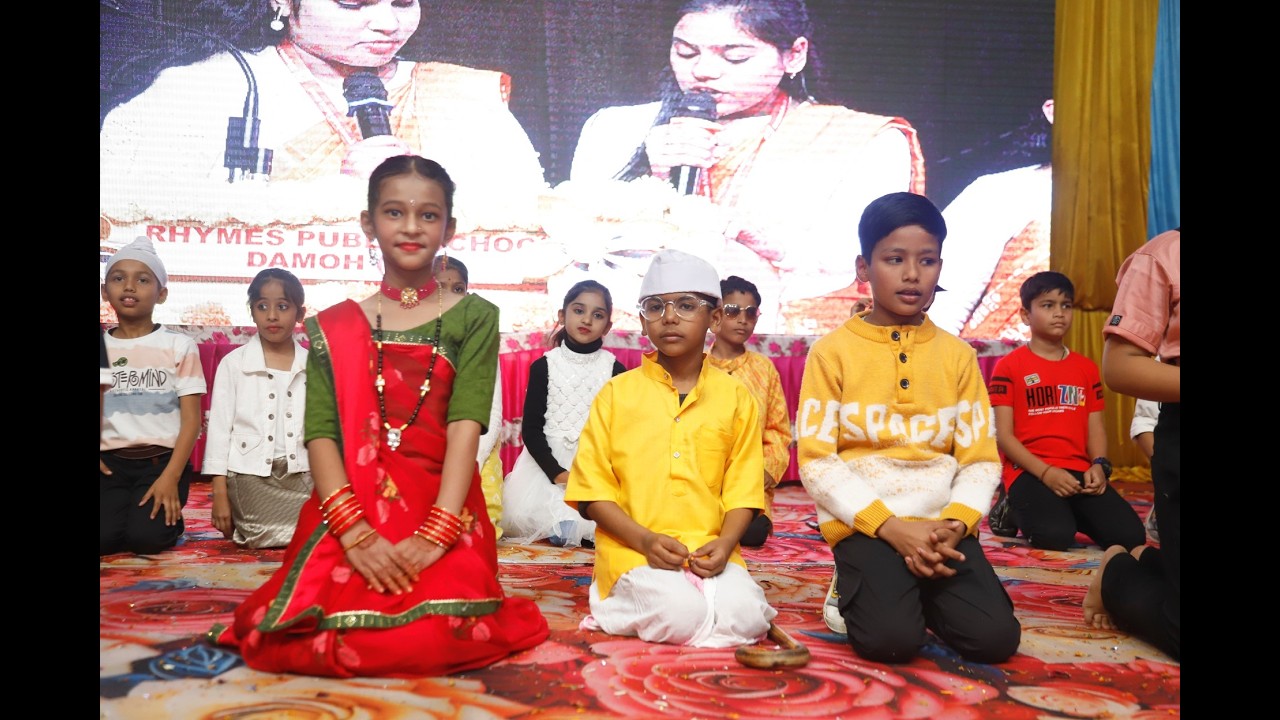 TMKOC! Tarak Mehta Ka Ooltah Chashmah act! Creativity with fun!! Wonderful dance by Rhymes Kids!