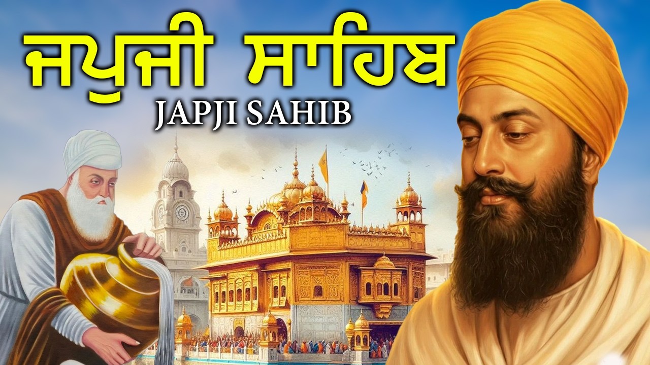 Morning Prayer (ਜਪੁਜੀ ਸਾਹਿਬ )Japji Sahib- ਬਹੁਤ ਹੀ ਮੀਠੀ ਆਵਾਜ਼ ਵਿਚ -Lyrical Video #punjabi #japjisahib