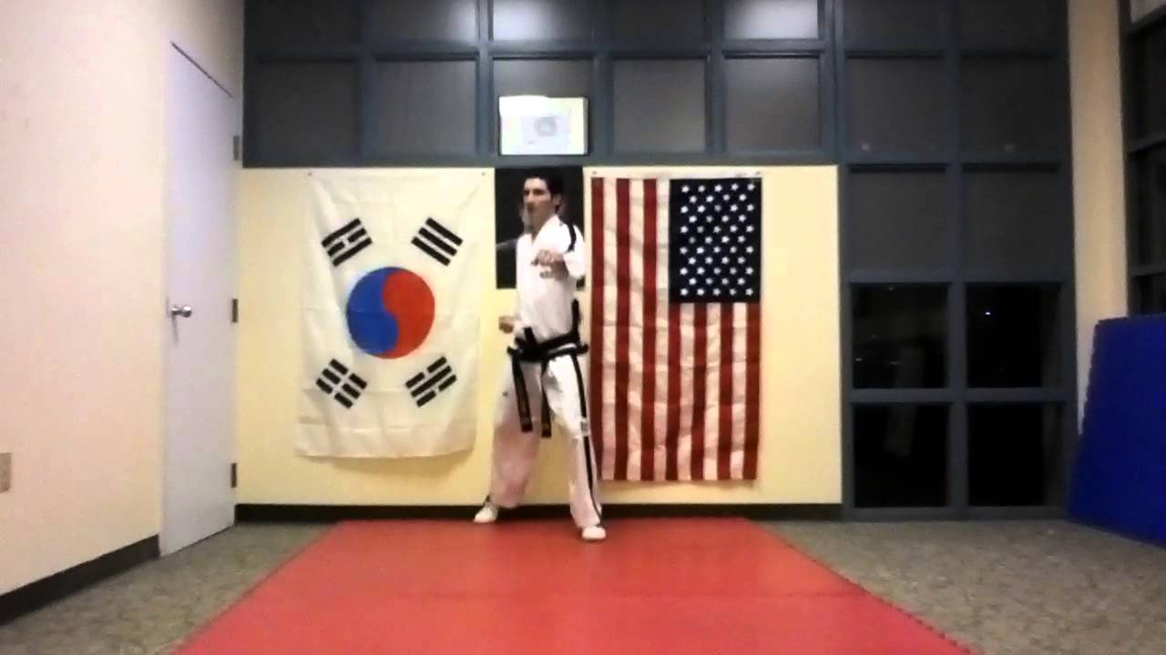 White belt 3-step sparring