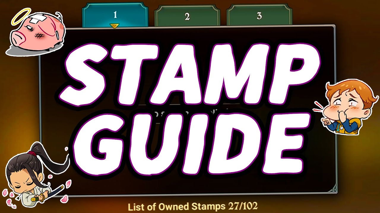 How to Set Up Stamps and Which Stamps to Use! | The Seven Deadly Sins: Grand Cross