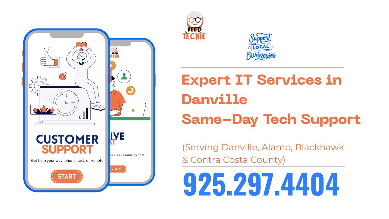 Expert IT Services in Danville, CA | Same-Day Tech Support by &ldquo;I Need A Techie&rdquo;