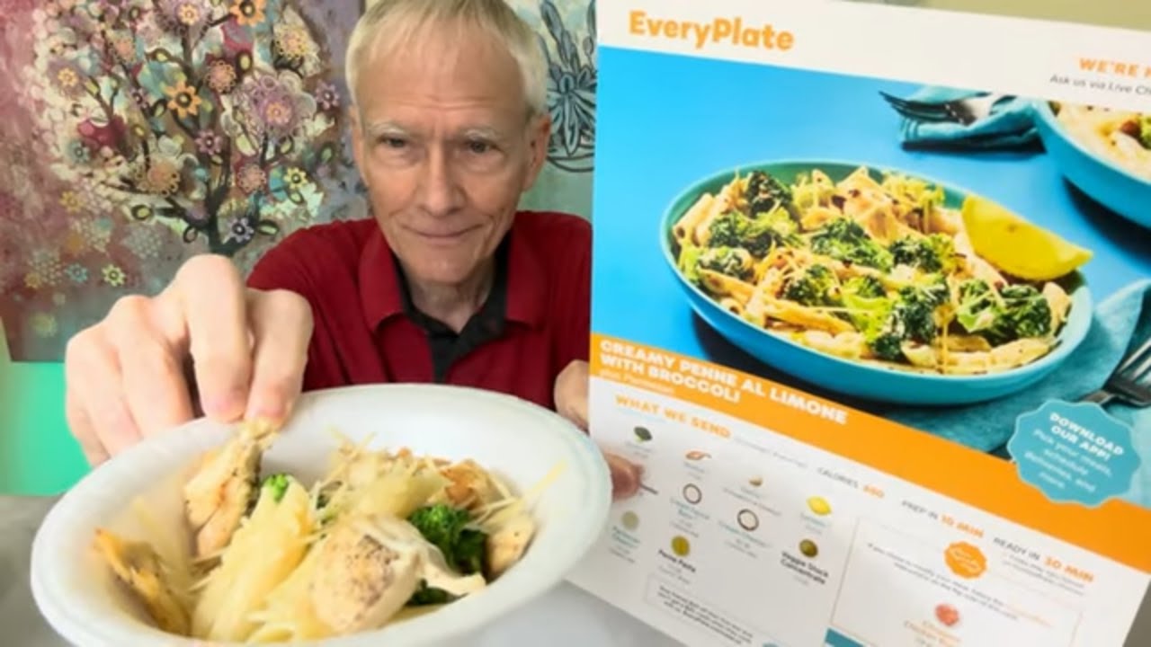 ASMR: EveryPlate Creamy Penne Al Limone with Broccoli!