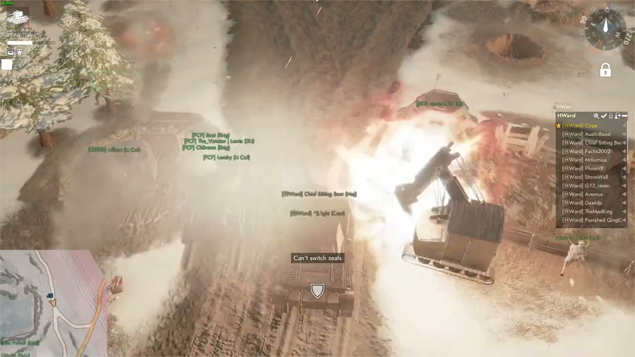 Foxhole War : 117 - Tanking With A Talos Mox To Oster Wall ( Marban Hollow )