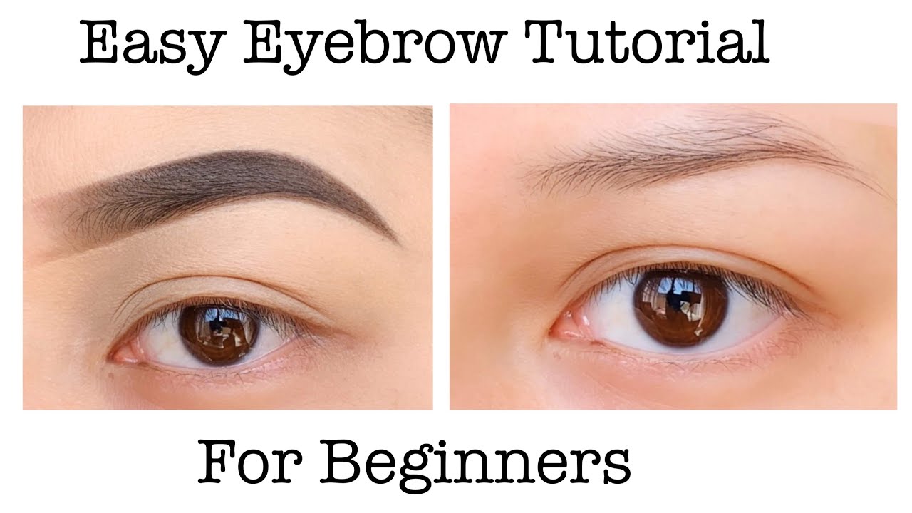 EYEBROW ROUTINE: EASY BEGINNER FRIENDLY  || Free online makeup class || NEPALI EDITION