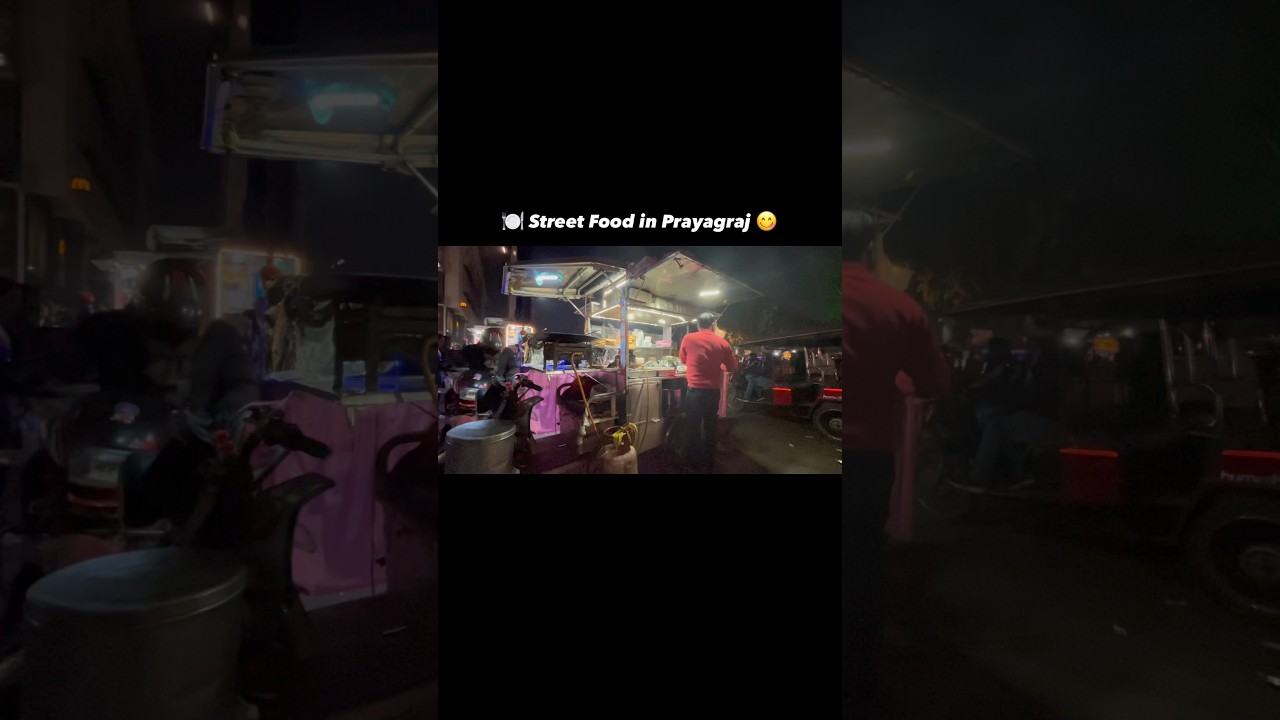 🍽️ Street Food in Prayagraj 😋