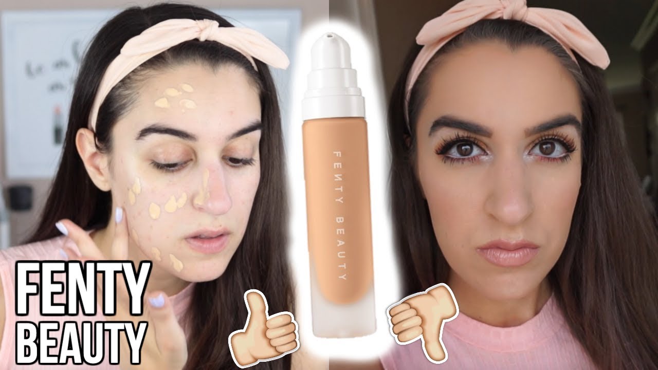 FENTY BEAUTY by RIHANNA | PRO FILT'R SOFT MATTE FOUNDATION WEAR TEST REVIEW