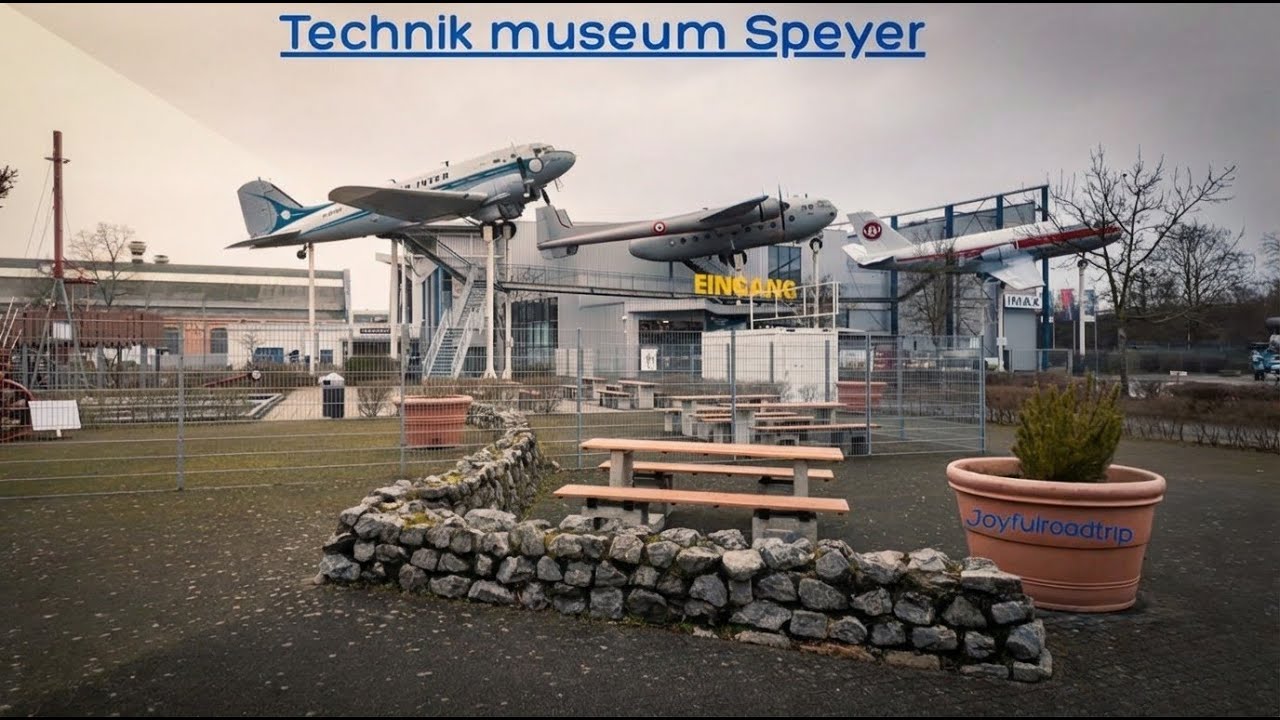 Meine nedover til Technik museum Speyer