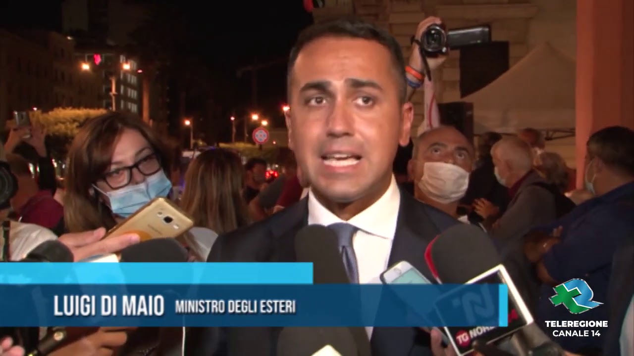 BARI Di Maio  “Pugliesi meritano serietà, non giochetti”  TG TELEREGIONE 05 09 2020 1