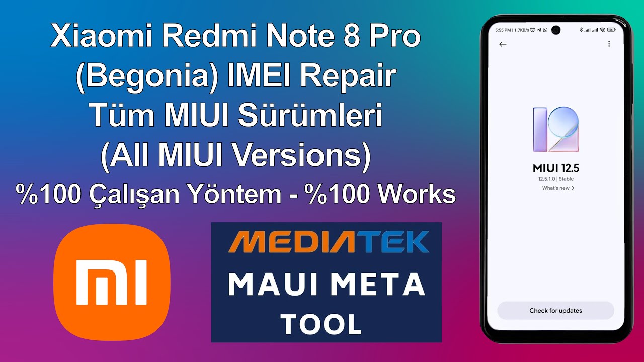 Redmi Note 8 Pro Begonia IMEI Tamiri -  Sabitlenmiş Yoruma Bak %100 Çözüm #redminote8pro