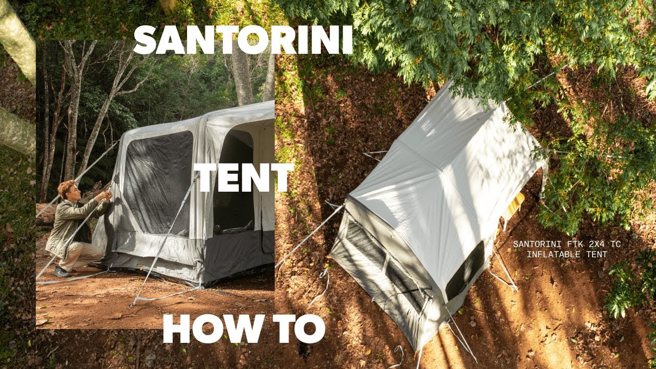DOMETIC | Set up your inflatable Santorini Tent with @sheldonsimkus