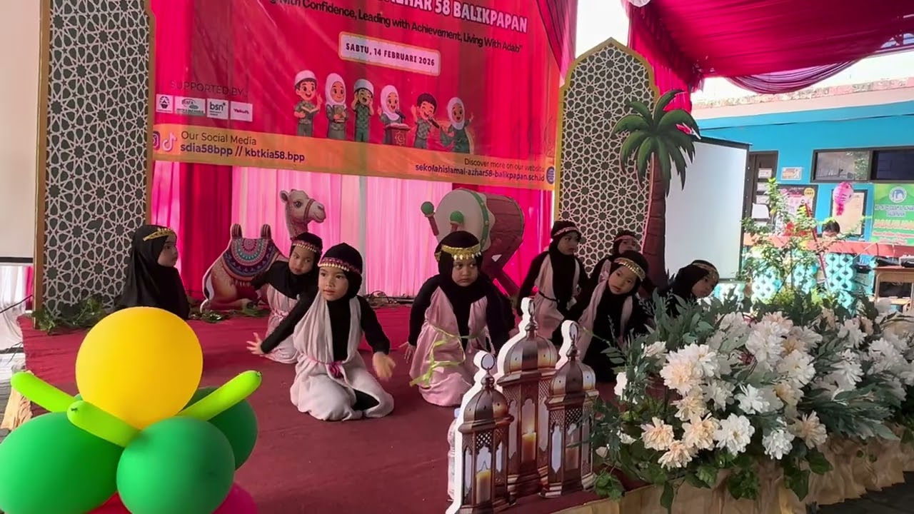 Penampilan savannah dan teman2 TK Al-Azhar 58 menari indang#tariindang#tkalazhar 