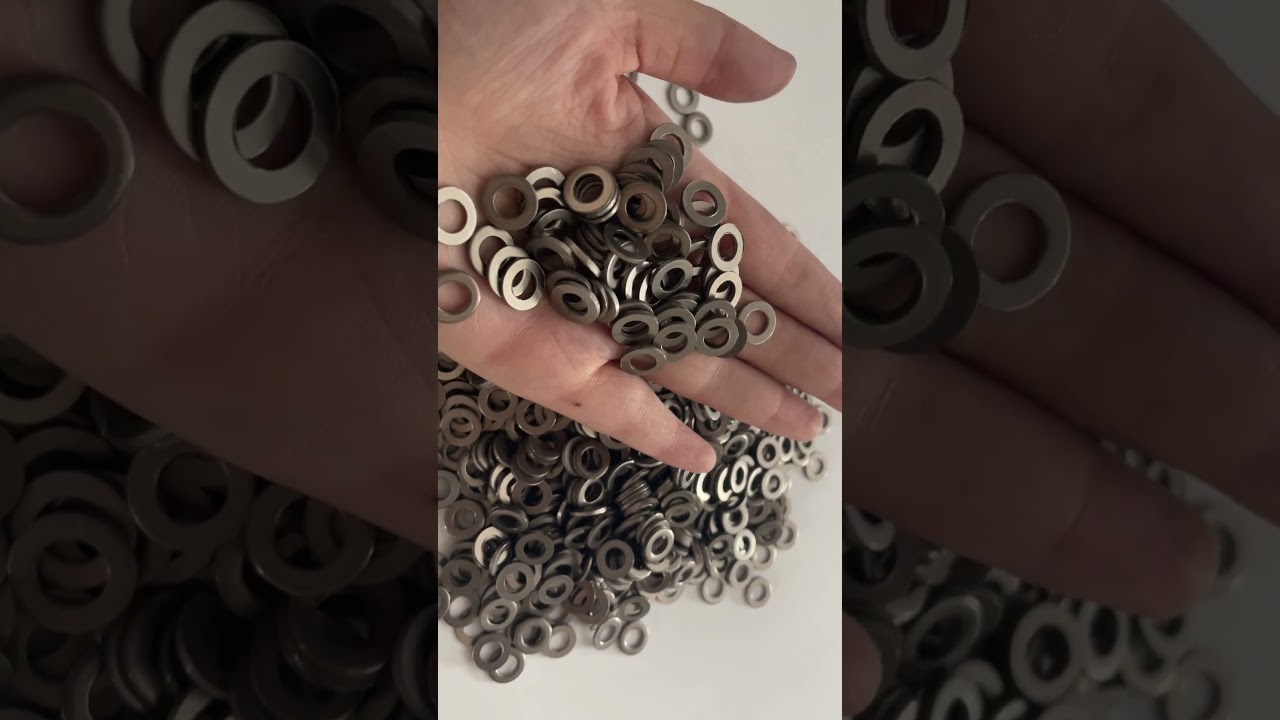 Titanium Flat Washer Manufacturer | DIN 125 Grade 2 CNC Titanium Washers & Fasteners Factory China