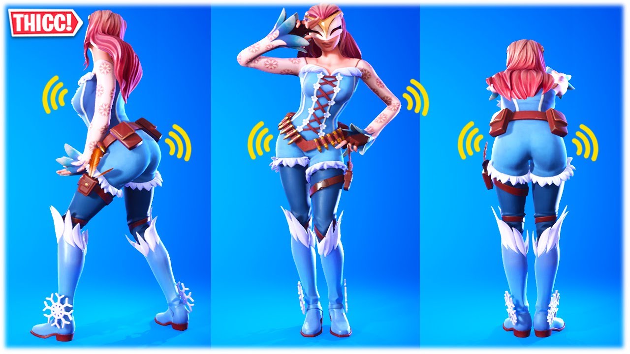 Thicc 'NALIA' Skin Showcased with Legendary Dances & Emotes 😍❤️ (Fortnite Concept Royale Winner)