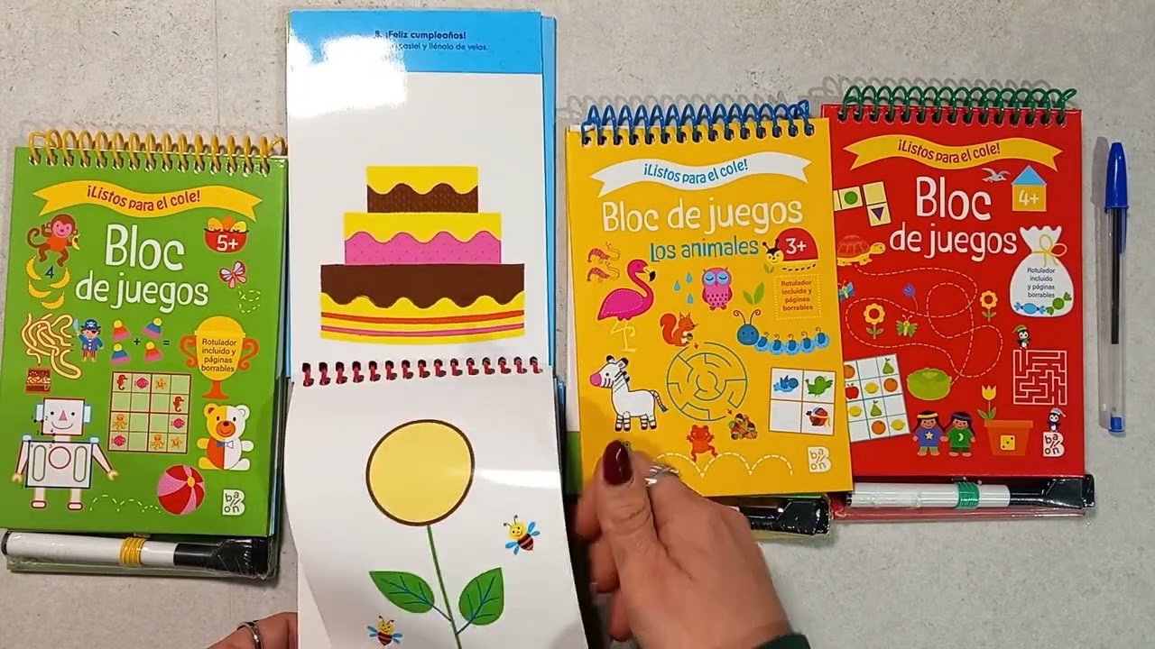 Multi actividades Bloc de juegos (varios títulos)