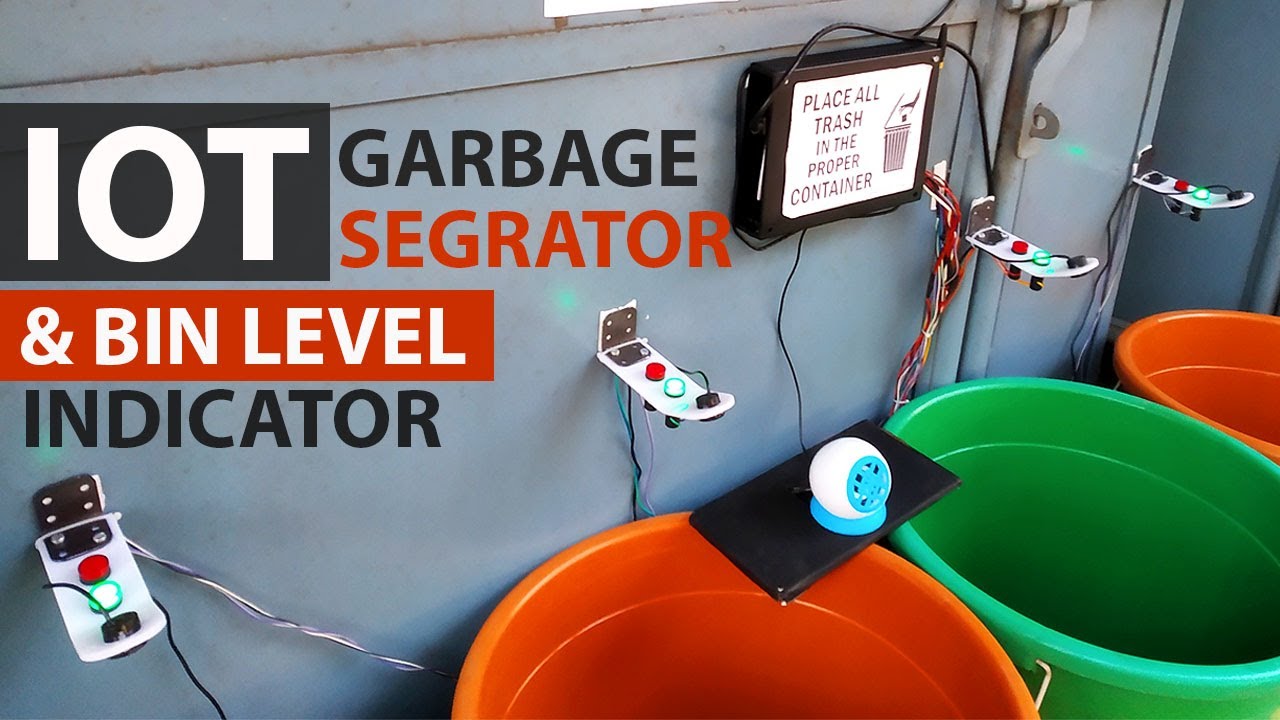 IOT Smart Dustbin With Garbage Segregation & Trash Level Indication