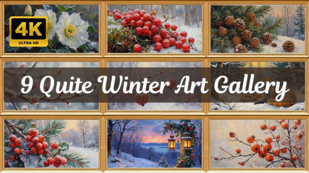 9 Curated Snowy Artworks | A Quiet Winter Art Gallery