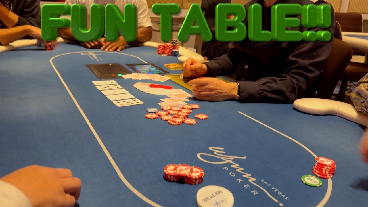 ВЕСЁЛЫЙ покерный стол в The Wynn!! | Poker Vlog | Эпизод 61